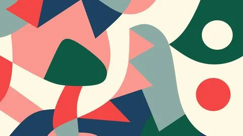 Modern abstract forms background Stock Illustration