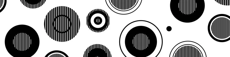 Modern abstract geometric background with circle element. Circles pattern  Stock Illustration