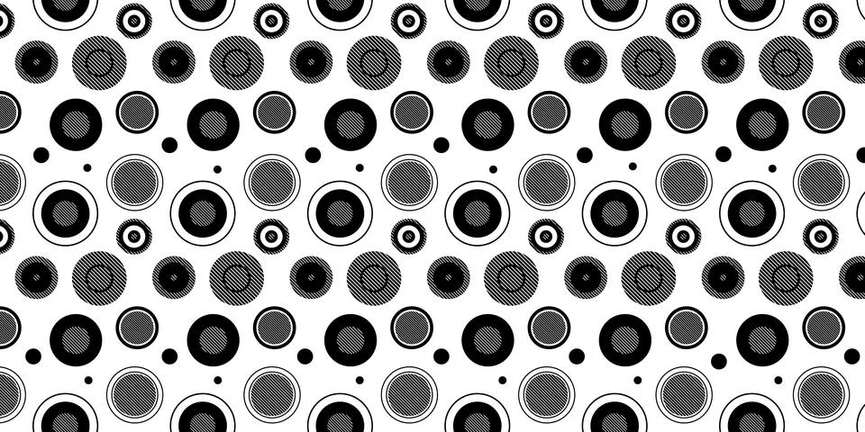 Modern abstract geometric background with circle element. Circles pattern  Stock Illustration