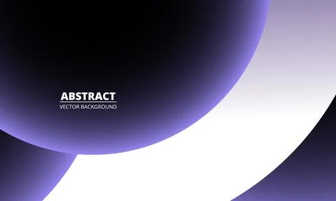 Modern abstract geometric background with dark violet circles Stock Illustration
