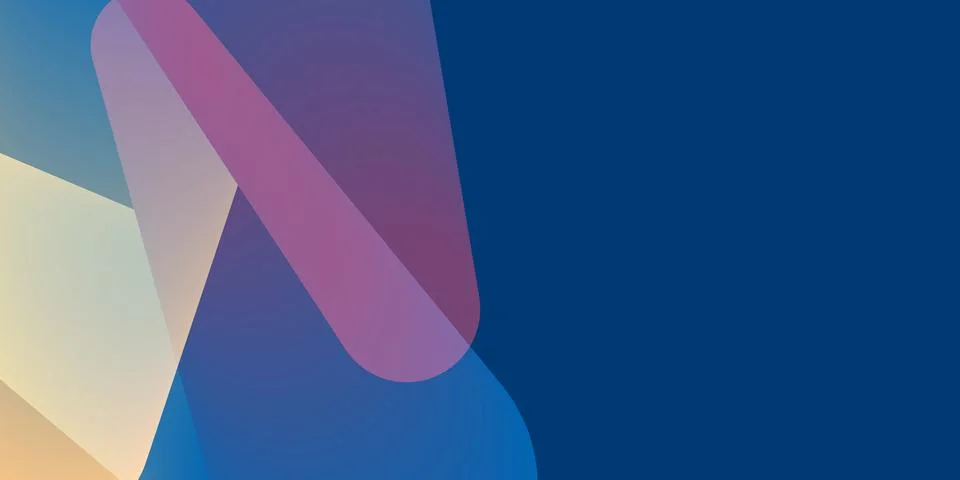 Modern abstract geometric background featuring overlapping round diagonal t.. Stock Illustration