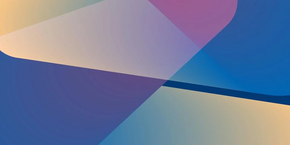 Modern abstract geometric background featuring overlapping diagonal round s.. Stock Illustration