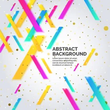 Modern abstract geometric background. Stock Illustration