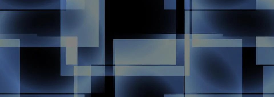 Modern abstract geometric background with overlapping square elements Stockillustratie