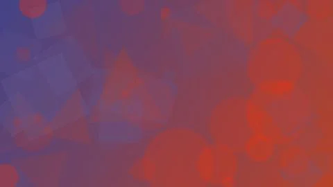 Modern Abstract Geometric Background with Overlapping Colorful Circles and .. Иллюстрация