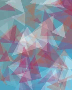 Modern Abstract Geometric Background with Overlapping Colorful Translucent .. 스톡 일러스트