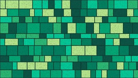 Modern abstract geometric block pattern with pastel colors illustration Stock Illustration