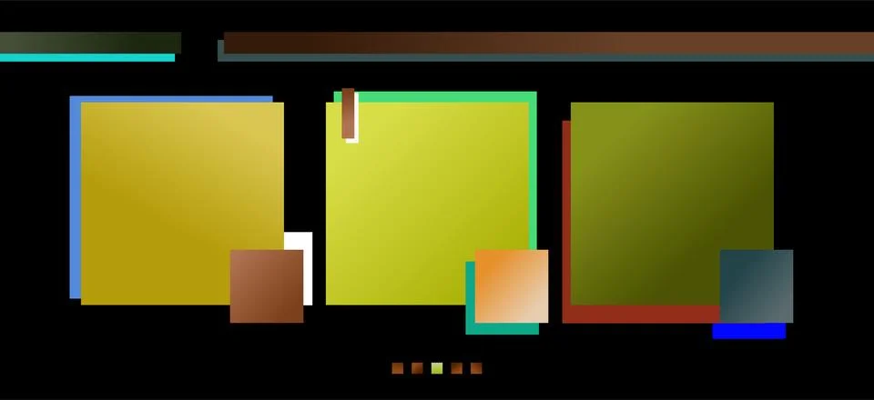 Modern Abstract Geometric Composition with Overlapping Rectangles and Gradi.. 스톡 일러스트