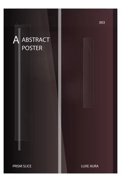 Modern abstract geometric design featuring minimalist vertical shapes and g.. 스톡 일러스트
