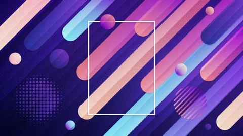 Modern abstract geometric gradient background Stock Illustration