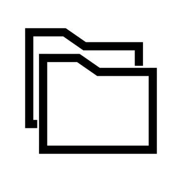 Modern abstract geometric icon representing network or connection interface Stockillustratie