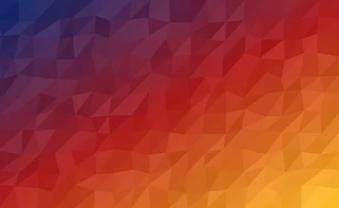 Modern abstract geometric low poly background with colorful triangular stru.. Stockillustratie