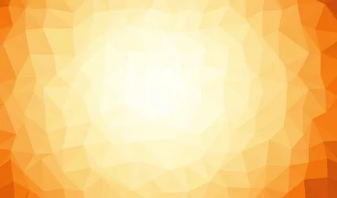 Modern abstract geometric low poly background with orange triangular struct.. Stockillustratie