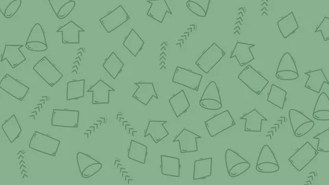 Modern Abstract Geometric Pattern Background for Futuristic 2025 Design Trends Stock Footage 344909912