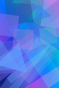 A modern abstract geometric pattern in blue and purple, with translucent fa.. Illustrazione stock