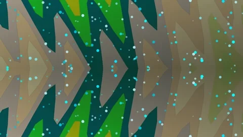 Modern Abstract Geometric Pattern with Circles and Angular Shapes Stock Footage 332257369