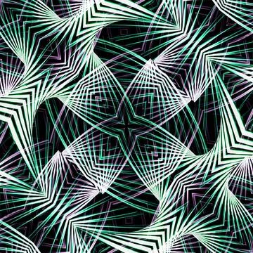 Modern Abstract Geometric Pattern Digital art futuristic abstract geometri... Stock Photos