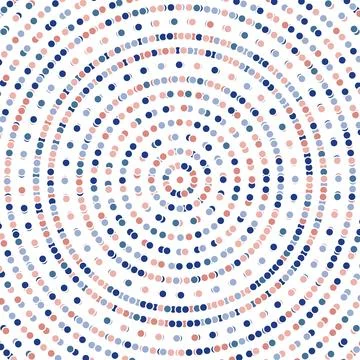 Modern Abstract Geometric Pattern With Dots 스톡 일러스트