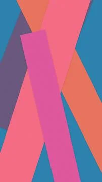 A modern abstract geometric pattern in pink, blue, purple, and orange shape.. Illustrazione stock
