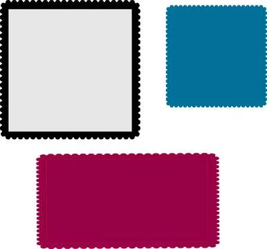Modern Abstract Geometric Shape Composition - Creative Graphic Element Set Stock Illustration