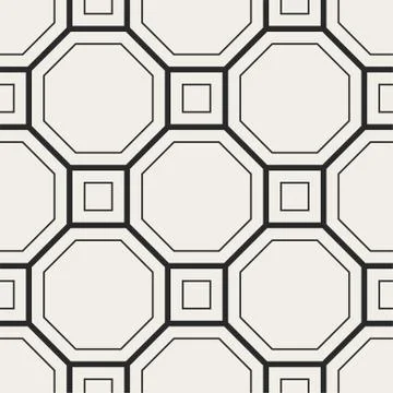 Modern abstract geometrical seamless pattern. Stock Illustration