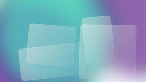 Modern Abstract Glassmorphism Background featuring Frosted Glass Rectangles.. Stock Illustration
