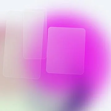 Modern abstract glassmorphism background with translucent panels on purple .. Stock Illustration