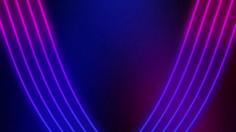 Modern Abstract Glowing Lines 2 Video stock 234295300