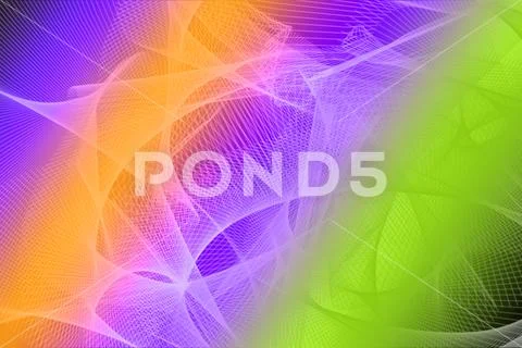 Modern Abstract Gradient Art With Branching Light Structures PSDテンプレート