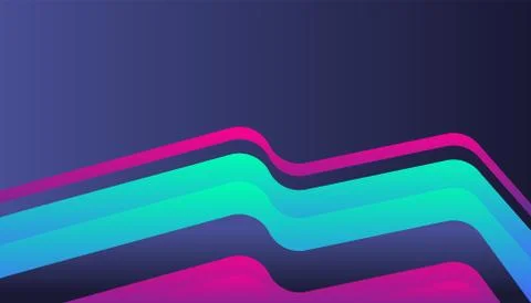 Modern abstract gradient background template, trendy shape shiny composition, Stock-Illustration