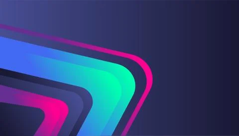 Modern abstract gradient background template, trendy shape shiny composition, Stock Illustration