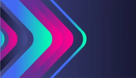 Modern abstract gradient background template, trendy shape shiny composition, Stock-Illustration