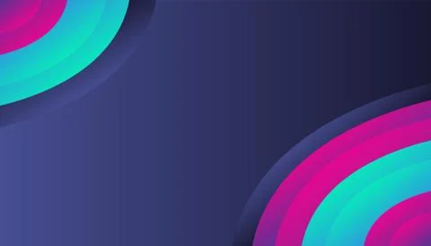 Modern abstract gradient background template, trendy shape shiny composition, Stock Illustration