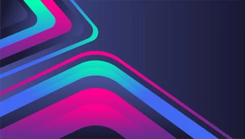 Modern abstract gradient background template, trendy shape shiny composition, Stock Illustration