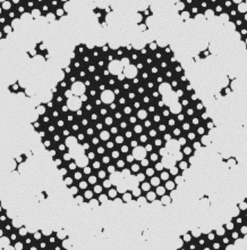 Modern Abstract Grain Halftone Dot Pattern for Creative Graphic Design Stock Illustration