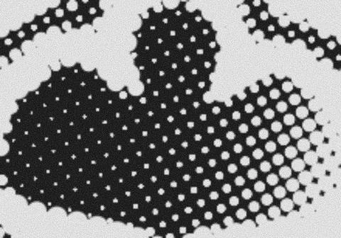 Modern Abstract Grain Halftone Dot Pattern for Creative Graphic Design Stock Illustration