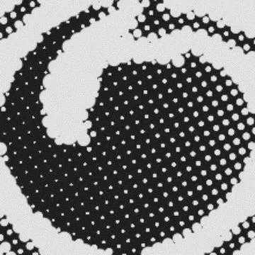 Modern Abstract Grain Halftone Dot Pattern for Creative Graphic Design Stock Illustration