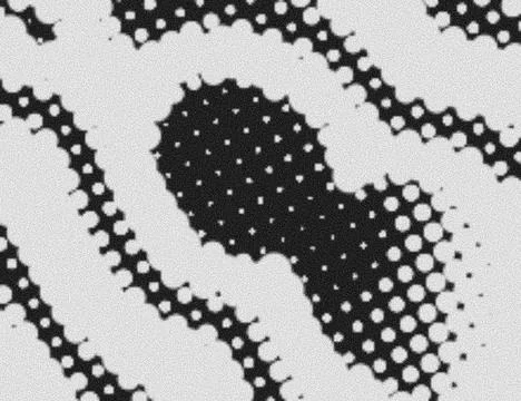 Modern Abstract Grain Halftone Dot Pattern for Creative Graphic Design Stock Illustration