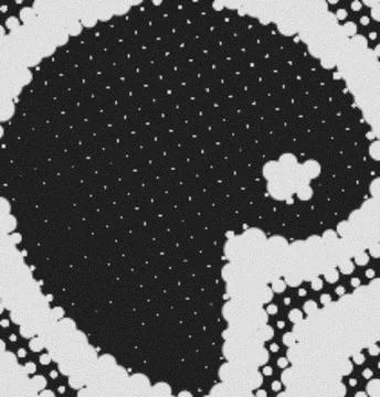 Modern Abstract Grain Halftone Dot Pattern for Creative Graphic Design Ilustración de archivo