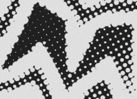 Modern Abstract Grain Halftone Dot Pattern for Creative Graphic Design Stock Illustration