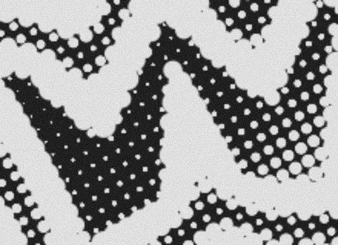 Modern Abstract Grain Halftone Dot Pattern for Creative Graphic Design Stock Illustration