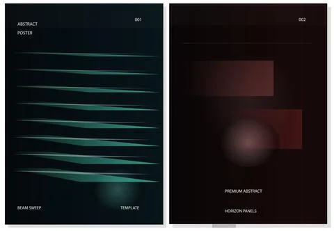 Modern abstract graphic design featuring horizontal beam sweep effects and .. 스톡 일러스트