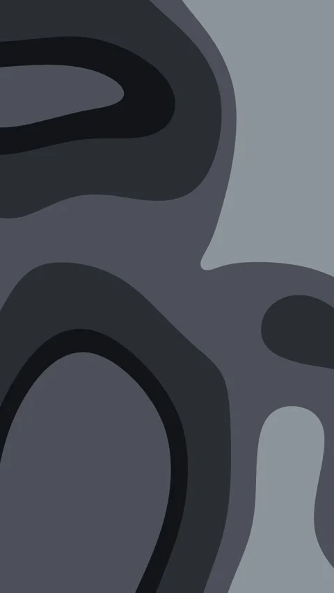 Modern Abstract Gray Liquid Flowing Shapes Background Animation Vídeo Stock 325816247