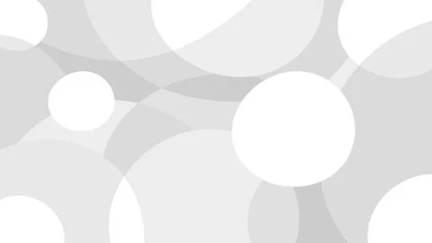 Modern Abstract Grayscale Circles Background with Overlapping Geometric Shapes Stock Illustration