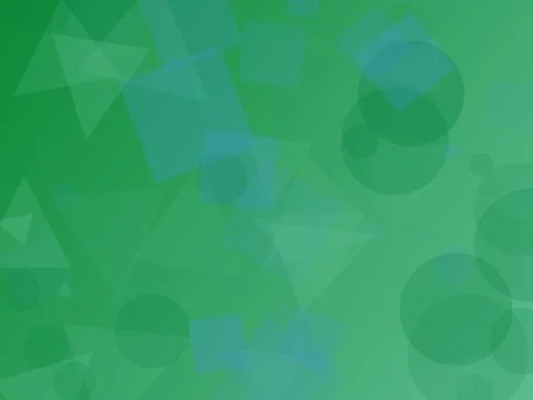 Modern abstract green background with translucent geometric shapes like cir.. 스톡 일러스트