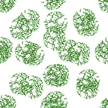 Modern abstract green pattern with round shapes 스톡 일러스트