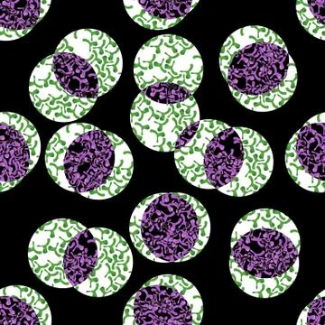 Modern abstract green pattern with round shapes Stock Photos