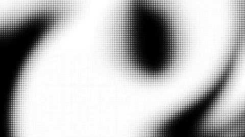 Modern Abstract Halftone Pattern with Black and White Gradient Style Illustrazione stock