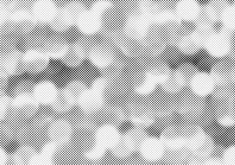A modern, abstract halftone pattern with a festive gradient and duotone effec Stock Illustration