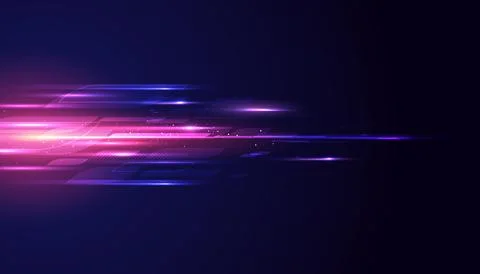 Modern abstract high-speed light effect. Technology futuristic dynamic moti.. Stock Illustration